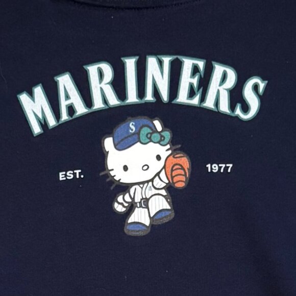 Tops - Seattle Mariners Hello Kitty Women's Sweatshirt - New - L